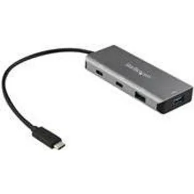 StarTech.com 4-Port USB-C Hub (10Gbps) with 2x USB-A & 2x USB-C - 9.8 Extended Attached Host Cable (HB31C2A2CB) - Hub - 2 x USB-C + 2 x USB 3.1 Gen 2 - Desktop