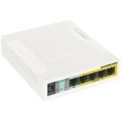 MikroTik RouterBOARD RB260GSP - Switch - managed - 1 x 10/100/1000 (PoE) + 4 x 10/100/1000 (PoE Durchführung) + 1 x SFP - Desktop - PoE (RB260GSP)