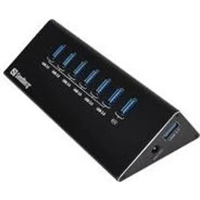 Sandberg USB3.0 Hub 7 ports - Hub - 7 x SuperSpeed USB3.0 - Desktop (133-82)