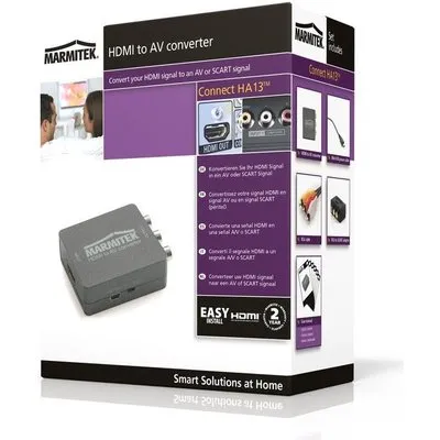 Marmitek Connect HA13 HDMI to AV converter - Videokonverter - HDMI - Composite-Video (08263)