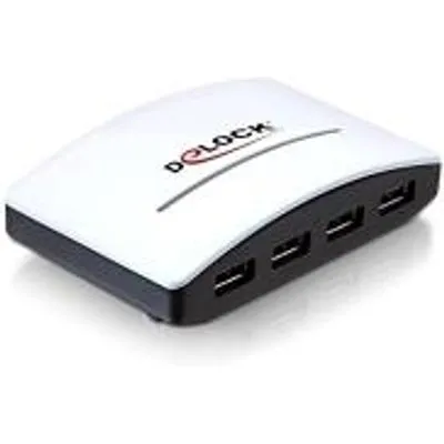DeLock USB3.0 externer HUB 4 Port - Hub - 4 x SuperSpeed USB3.0 - Desktop (61762)
