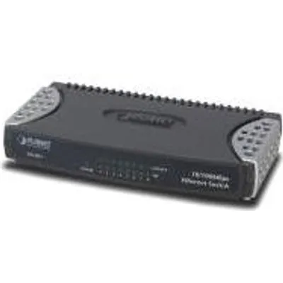 PLANET ISW-801T - Switch - 8 x 10/100 - an DIN-Schiene montierbar