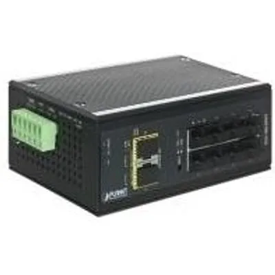 Planet Industrial Gigabit LWL Switch IGS-10020MT, 8x 1 Gigabit/s (RJ45), 2x SFP Slot, für Hutschienenmontage (IGS-10020MT)