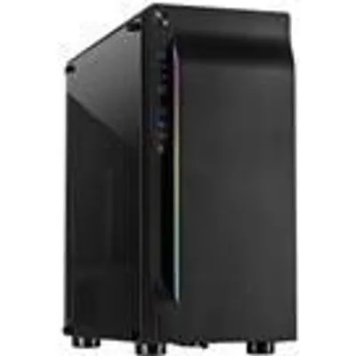 Inter-Tech A-3411 Creek - Tower - ATX - Seitenteil mit Fenster (gehärtetes Glas) - no power supply - USB/Audio (88881322)