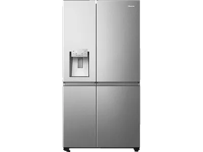 HISENSE RS 818 N 4 TIE 1 Side-by-Side (632 l, E, 1790 mm hoch, Inox-Look)