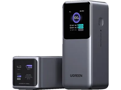UGREEN 130W Schnelllade Powerbank 20000 mAh Gray