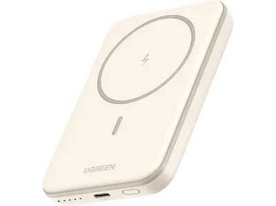 UGREEN Magnetisch Wireless Powerbank 5000 mAh Beige