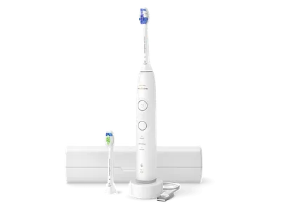 PHILIPS Sonicare Series 6500 HX7410/02 Elektrische Zahnbürste Weiß, Reinigungstechnologie: Schalltechnologie