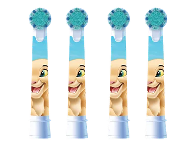 ORAL-B extra weiche Borsten, ab 3 Jahren, 4 Stück Aufsteckbürsten