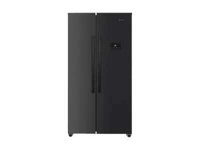 BAUKNECHT SBS C90 BL Sidy-by-Side (532 l, C, 1770 mm hoch, BLACK INOX)