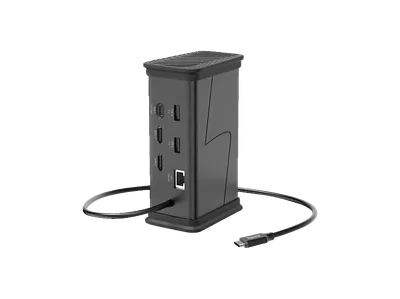 HAMA USB-C, 9 Ports Dockingstation, Schwarz