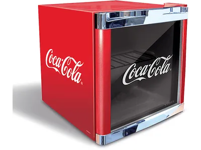 CUBES CC 165 E COCA COLA Getränkekühlschrank (48 l, E, 510 mm hoch, Rot)