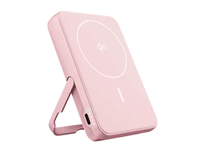 FRESH ‘N REBEL Magnetic Wireless Powerbank 10000 mAh Pastel Pink