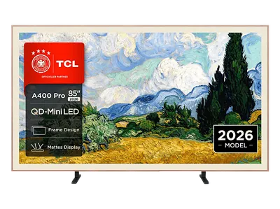 TCL 85A400 Pro QD-Mini LED TV (Flat, 85 Zoll / 215,9 cm, HDR 4K, SMART TV)