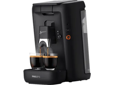 PHILIPS SENSEO® CSA260/60 Maestro mit Kaffeestärkewahl und Memo-Funktion, 1.2L Wassertank, Padmaschine, Tiefschwarz