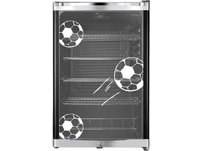 CUBES HC 258 E Getränkekühlschrank (115 l, E, 845 mm hoch, Schwarz)
