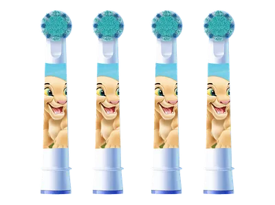 ORAL-B Pro Kids für Kinder ab 3 Jahren, König der Löwen, 4 Stück Aufsteckbürsten