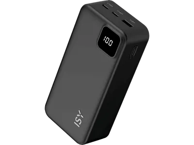ISY IPP-27000 12W Powerbank 27000 mAh Schwarz