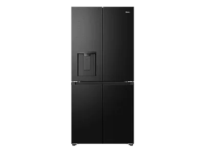 HAIER HCR58S18CWMB Cube 83 French Door Kühlgefrierkombination (523 l, C, 1850 mm hoch, Schwarz)