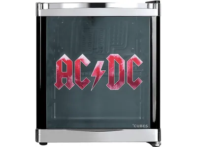 CUBES CC 202 E ACDC Kühlschrank (48 l, E, 510 mm hoch, Schwarz / Rot)