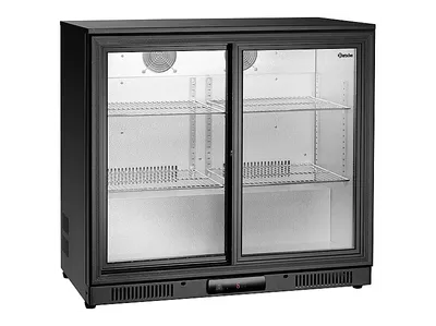 BARTSCHER 700122 176L Barkühlschrank (175 l, D, 860 mm hoch}, Schwarz)