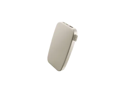FRESH ‘N REBEL Powerbank, PD 20W Schnellladung, tragbar, Powerbank 18000 mAh Beige