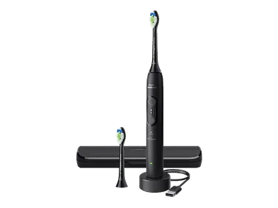 PHILIPS Sonicare 4100 HX4044/52 Elektrische Zahnbürste Schwarz, Reinigungstechnologie: Schalltechnologie