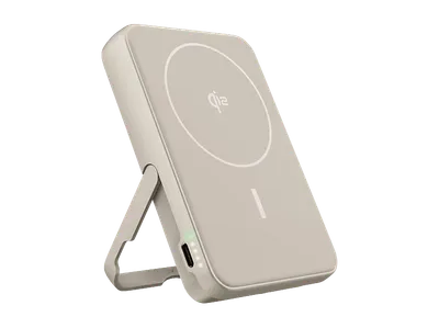 FRESH ‘N REBEL Magnetic Wireless Powerbank 10000 mAh Silky Sand