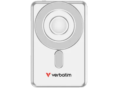 VERBATIM Charge 'n' Go Magnetic Powerbank 5000 mAh Silber