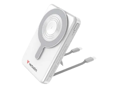 VERBATIM Charge 'n' Go Magnetic Powerbank 5000 mAh Silber