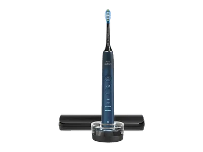 PHILIPS Sonicare HX9911/88 DiamondClean 9000 Special Edition Elektrische Zahnbürste Aquamarine/Schwarz, Reinigungstechnologie: Schalltechnologie