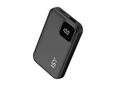 ISY IPP-5001 Powerbank 5000 mAh Schwarz