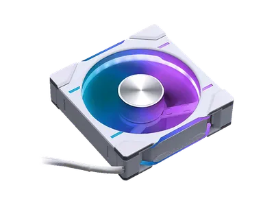 PHANTEKS D30 PWM Reverse Airflow D-RGB - 120mm, weiß Lüfter