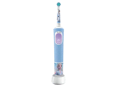 ORAL-B Pro Kids 3+ Frozen Elektrische Kinderzahnbürste Hellblau, Reinigungstechnologie: Oszillierend / Rotierend (2D)