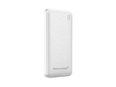 REALPOWER PB-10000 SSB Powerbank 10000 mAh Weiß