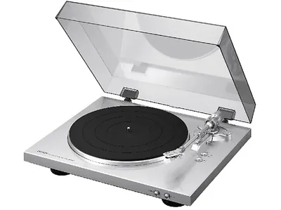 DENON DP-300F Vollautomatischer Plattenspieler Silber