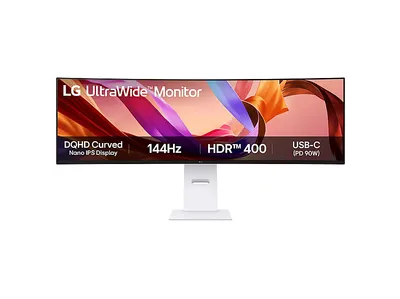 LG 49U950A-W 49 Zoll DQHD Monitor 5 ms Reaktionszeit 144 Hz
