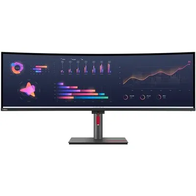 ThinkVision P49w-30 Business Monitor - 5K Auflösung 5120x1440 HDMI, DP, USB, RJ45, USB-C, KVM