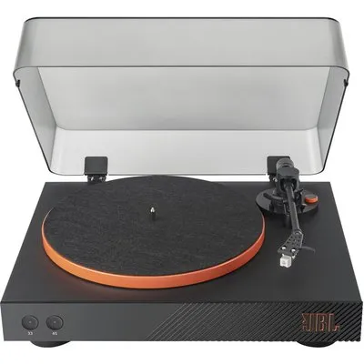 Spinner BT Plattenspieler mit Bluetooth schwarz/orange