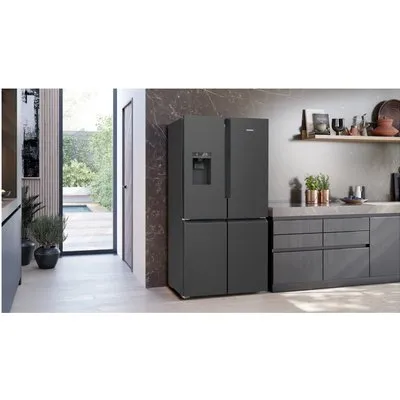 KF96DPXEA French Door schwarz edelstahl/cleansteel