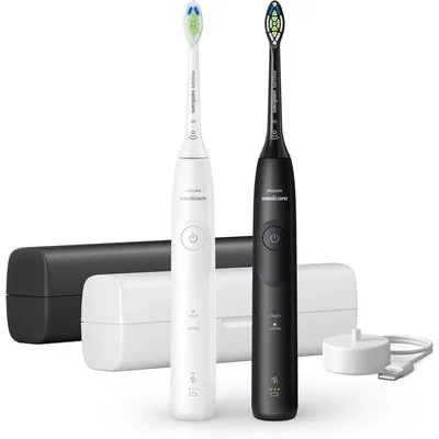 HX7119/02 Sonicare 5500 Schallzahnbürste schwarz/weiss