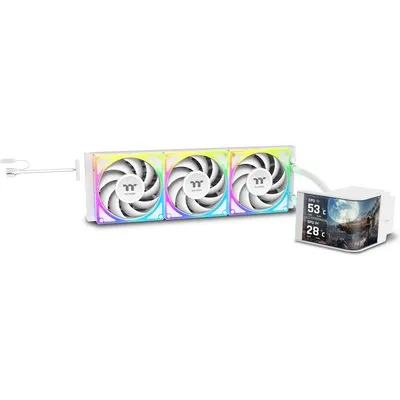 THERMALTAKE MAGCurve 360 Ultra Snow All-In-One Liquid Cooler System ARGB Fan