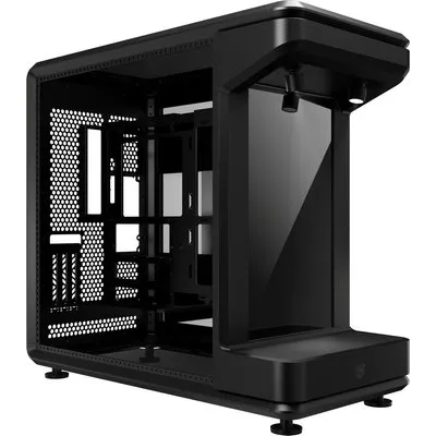 Cooler Master MasterFrame 360 Stage LCD Big Tower ATX Gehäuse Glasfenster schwarz