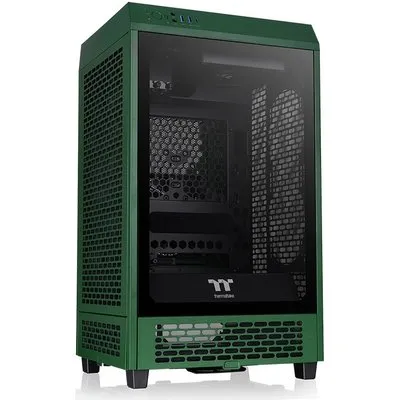 Thermaltake The Tower 200 Mini-Tower Mini-ITX Gehäuse Sichtfenster Racing Green