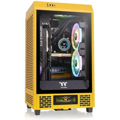 Thermaltake The Tower 200 Mini-Tower Mini-ITX Gehäuse Sichtfenster Bumblebee