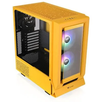 THERMALTAKE Ceres 350 MX Midi-Tower Gehäuse Seitenfenster gelb