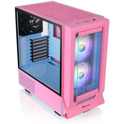 THERMALTAKE Ceres 350 MX Midi-Tower Gehäuse Seitenfenster pink