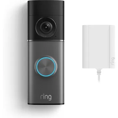 RING Video Doorbell Pro (3rd gen) - Plug-in - EUUK Video-Türsprechanlage mit Netzteil WLAN