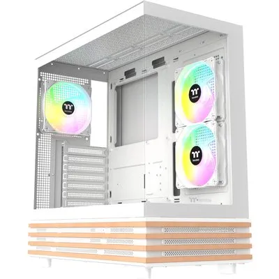 THERMALTAKE View 270 Plus WS ARGB Midi Tower ATX Gehäuse snow white