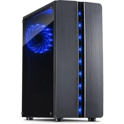 Inter-Tech ThunderMidi Tower ATX Gaming Gehäuse Seitenfenster